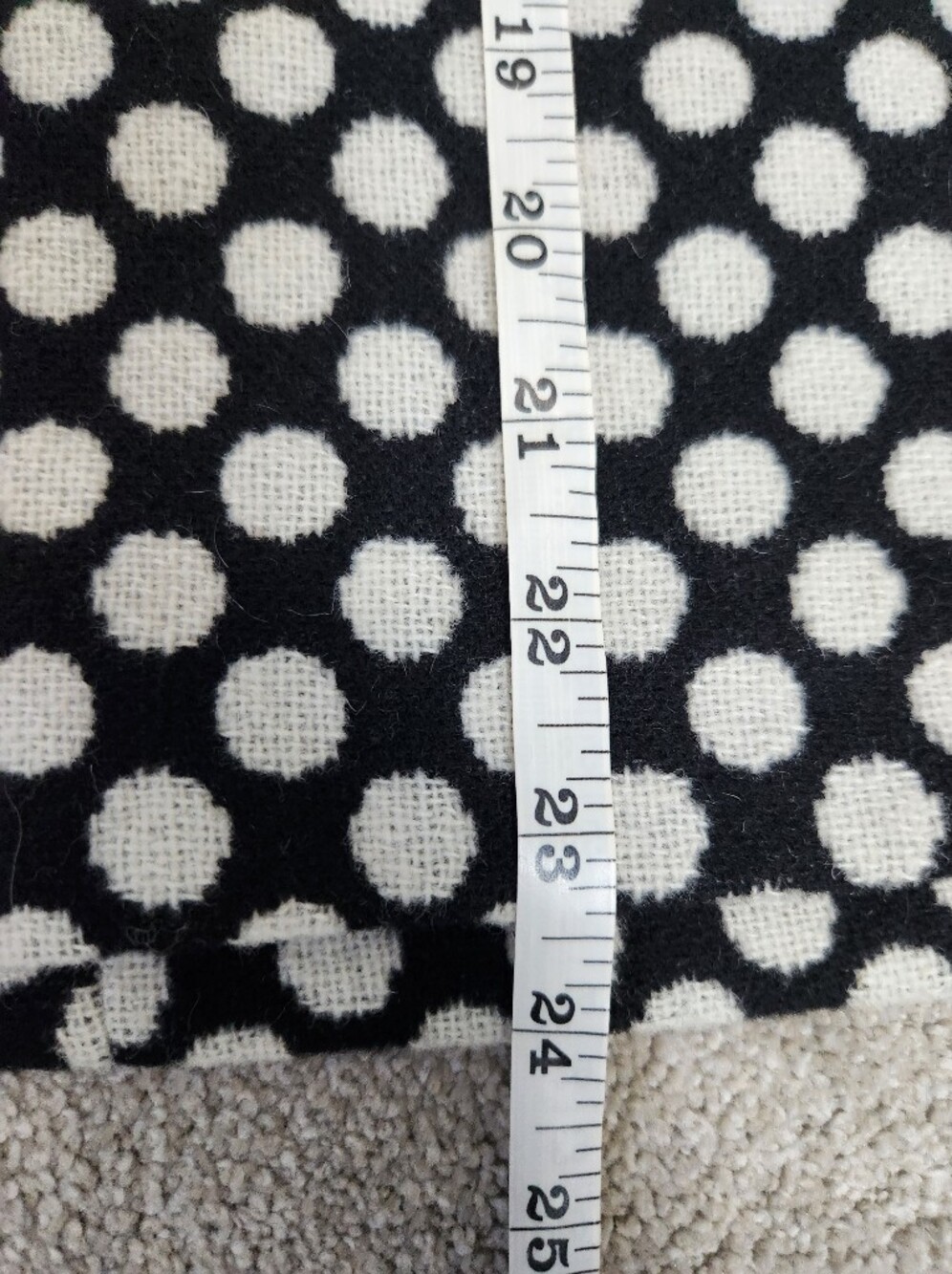 Boden Polka Dot Wool Blend Skirt Sz 18 Professional Workwear Academia Preppy - Picture 13 of 14